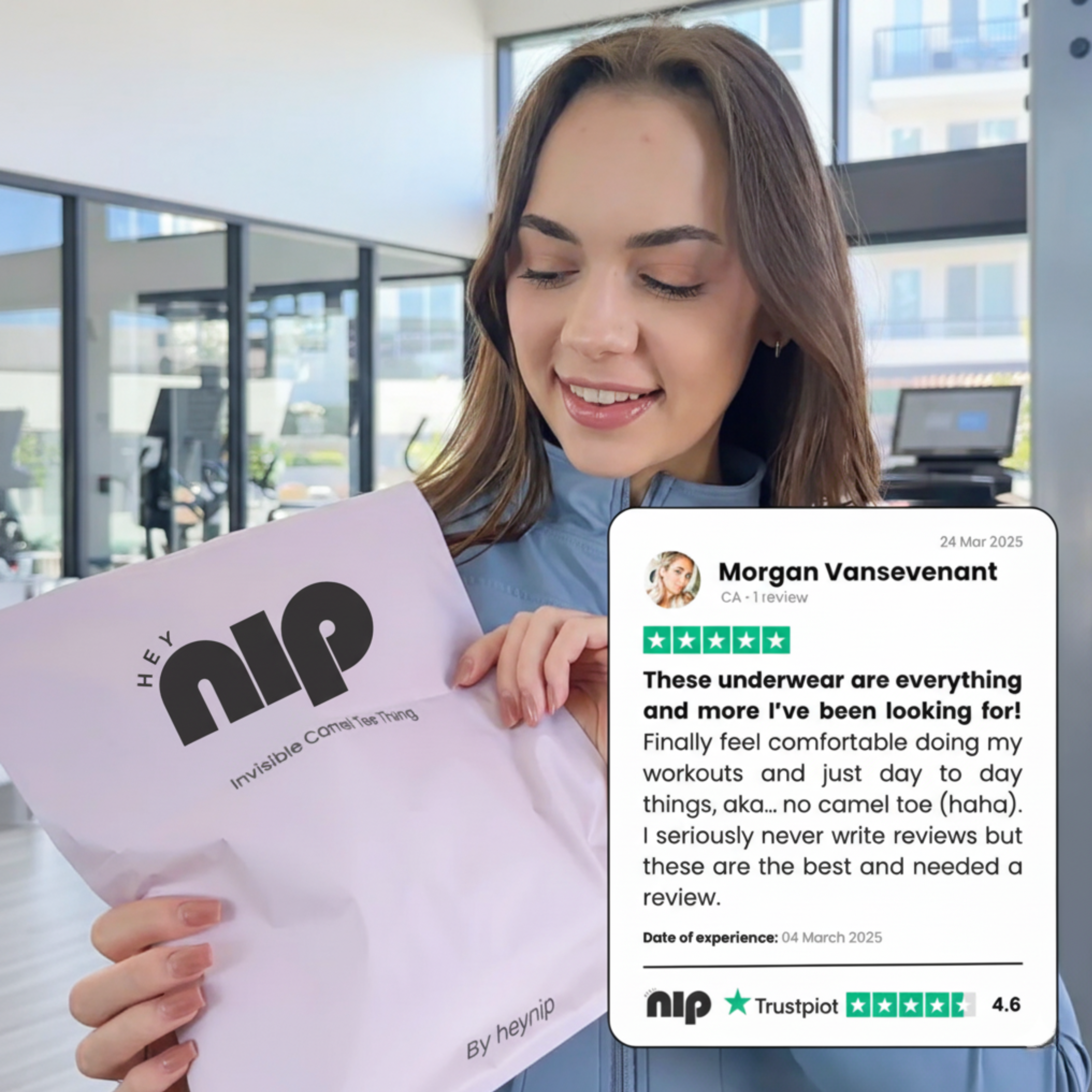 HeyNip BareSculpt™ High-Waisted Invisible Thong